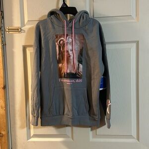 Mean Girls "I'm a mouse, duh!" Graphic Hoodie: GRAY: NEW WITH TAGS: SIZE XXS